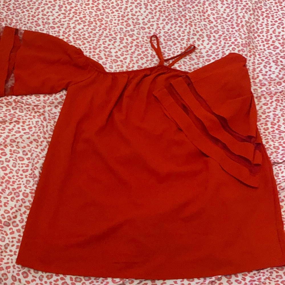 Pretty Red Blouse